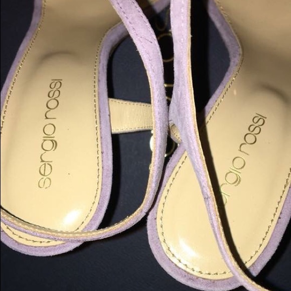 Sergio Rossi Lilac Blush Evening Sandal - Picture 3 of 3